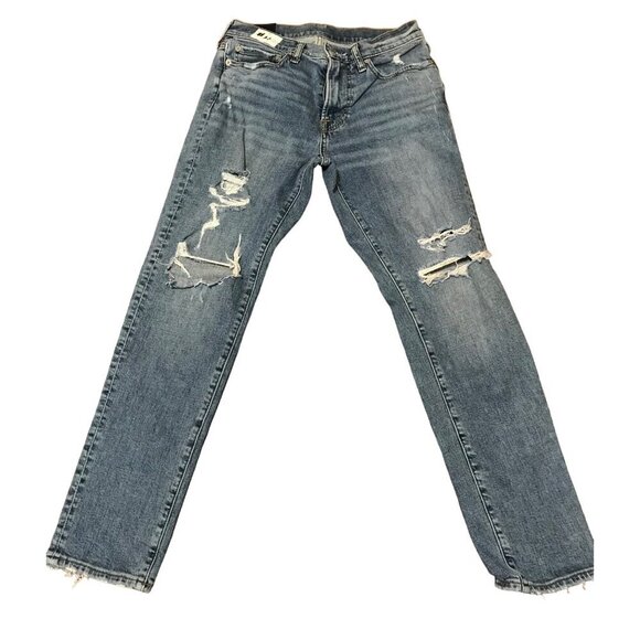 Abercrombie & Fitch Athletic Skinny Stretch Jeans size 28W 28L - Picture 1 of 4